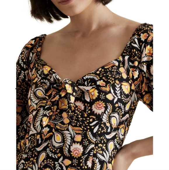 Seed Heritage size 8 puff sleeve dress - Picture 4 of 10